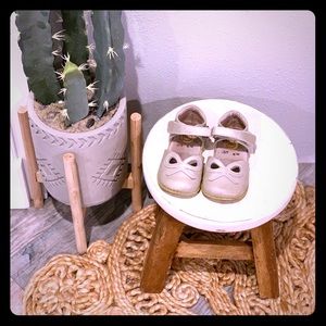 Livie and Luca Bow Mary Jane in Sugar Cookie